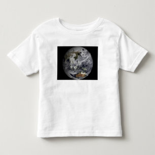 Cloudsimulatie van de volledige Aarde Kinder Shirts