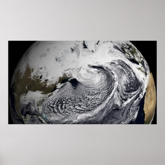 Cloudsimulatie van één dag 2 poster (Voorkant)