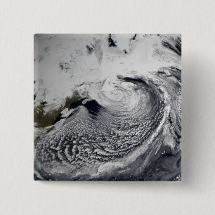 Cloudsimulatie van één dag 3 vierkante button 5,1 cm