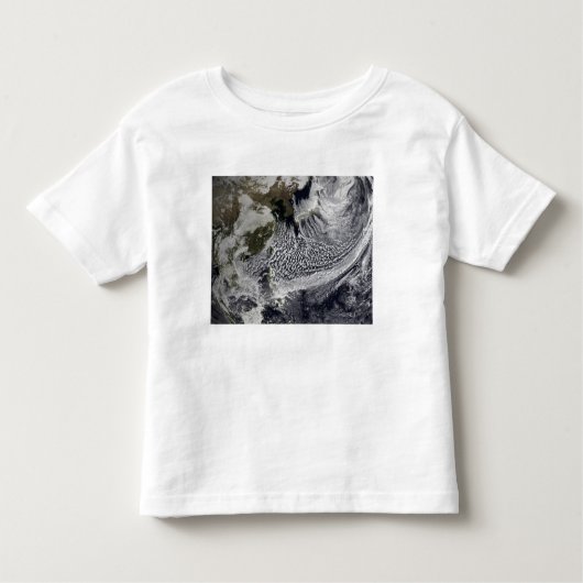 Cloudsimulatie van één dag 4 kinder shirts (Voorkant)