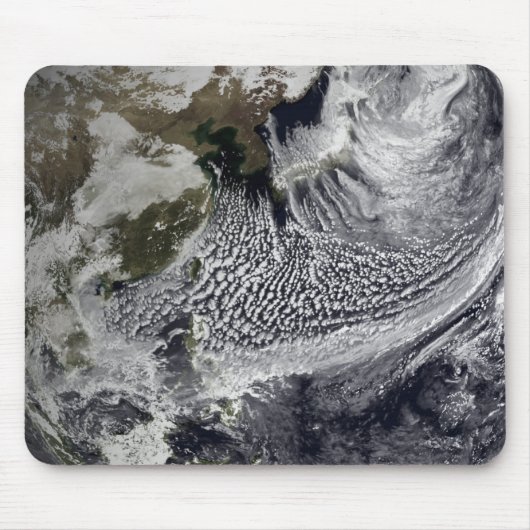 Cloudsimulatie van één dag 4 muismat (Voorkant)