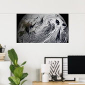 Cloudsimulatie van één dag 4 poster (Thuiskantoor)