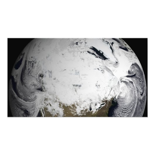 Cloudsimulatie van één dag foto afdruk (Voorkant)