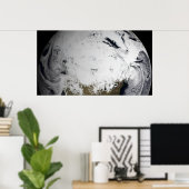 Cloudsimulatie van één dag poster (Thuiskantoor)