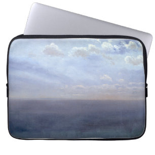 Cloudstudie met Zee en lucht - Albert Bierstadt Laptop Sleeve