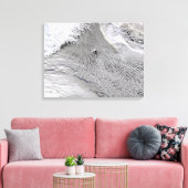 Cloudvorken op Jan Mayen Island Canvas Afdruk (Insitu (Woonkamer))