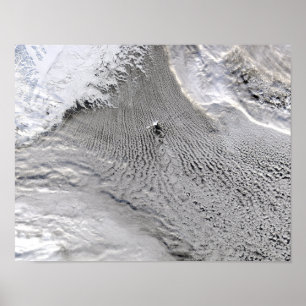 Cloudvorken op Jan Mayen Island Poster