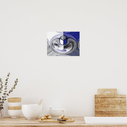 Cloudvormen Poster (Keuken)