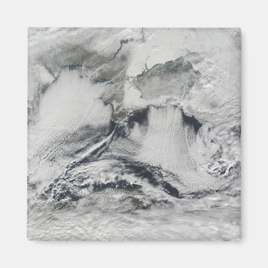 Cloudvorming over het zwarte Zee Magneet (Voorkant)