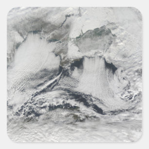 Cloudvorming over het zwarte Zee Vierkante Sticker