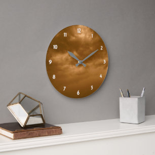 Cloudy Brown Sky Grote Klok