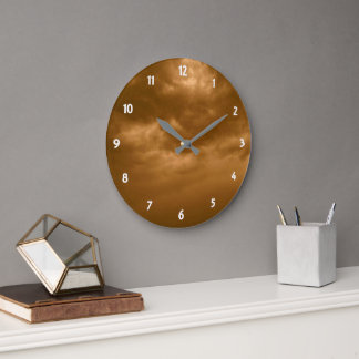 Cloudy Brown Sky Grote Klok