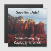 Cloudy Coffee Pot Rock in Sedona Arizona (Voorkant / Achterkant)