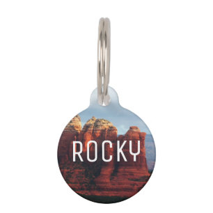 Cloudy Coffee Pot Rock in Sedona Arizona Huisdierpenning