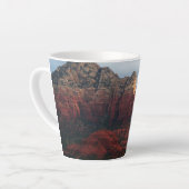 Cloudy Coffee Pot Rock in Sedona Arizona Latte Mok (Linkerhoek)