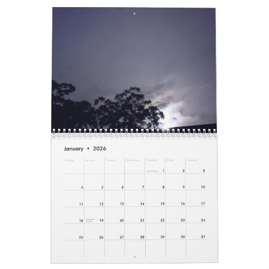 Cloudy dagen kalender (Jan 2026)