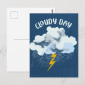 Cloudy Day Briefkaart (Voorkant / Achterkant)