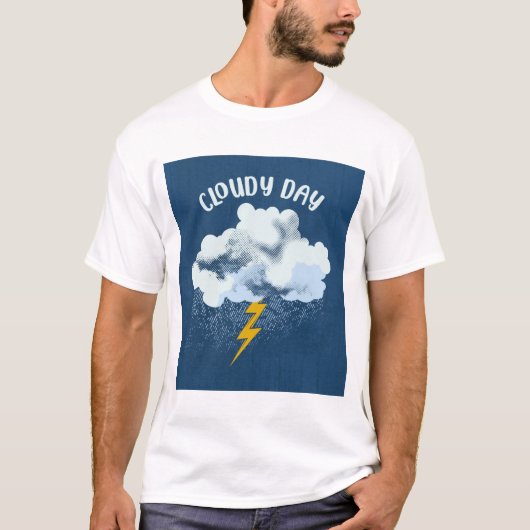 Cloudy Day T-shirt (Voorkant)