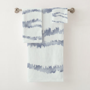 Cloudy Grey Zebra Eraser Scratch Art Bad Handdoek