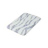 Cloudy Grey Zebra Eraser Scratch Art Badmat (Gekanteld)