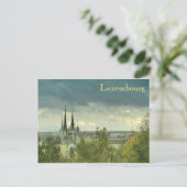 Cloudy Luxembourg Briefkaart (Staand voorkant)