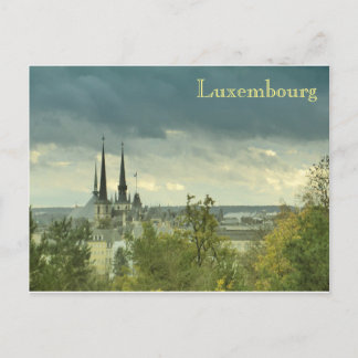 Cloudy Luxembourg Briefkaart