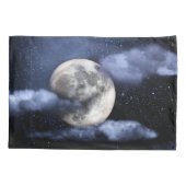 Cloudy Moon Kussensloop (Achterkant)
