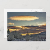 Cloudy Mothership Briefkaart (Voorkant / Achterkant)