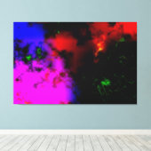 Cloudy Nebula Canvas Afdruk (Insitu (Houten vloer))