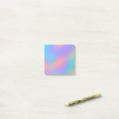 Cloudy Pastel Rainbow Post-it® Notes (Op bureau)