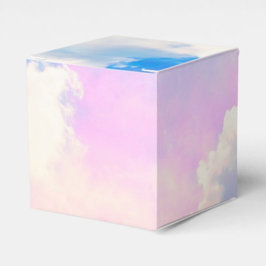 Cloudy Pastel Sky 1 Bedankdoosjes (Voorkant Zijde)