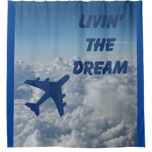 Cloudy Showers Douchegordijn (Voorkant)