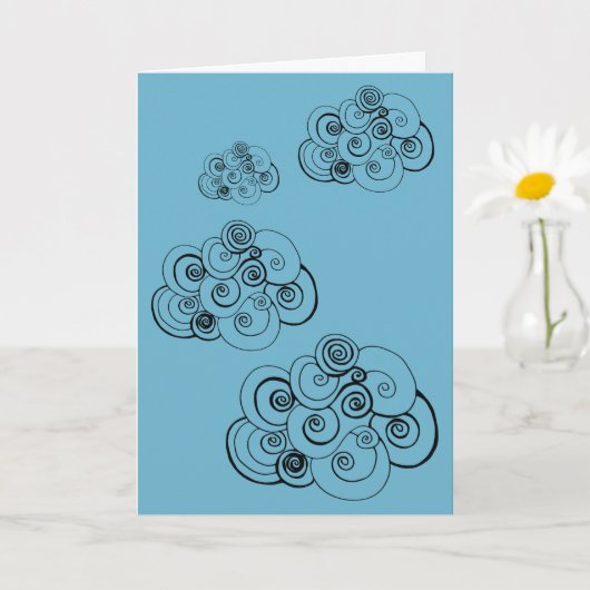 Cloudy Skies Card Kaart (Kleine Plant)