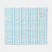 Cloudy Skies Fleece Deken (Voorkant (Horizontaal))