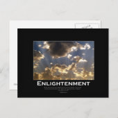 Cloudy Skies Inspirerend Briefkaart (Voorkant / Achterkant)