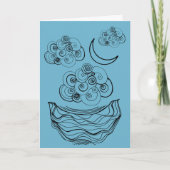 Cloudy Skies Kaart (Voorkant)