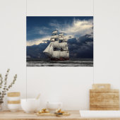 Cloudy Skies Poster (Keuken)