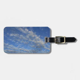 Cloudy sky bagagelabel