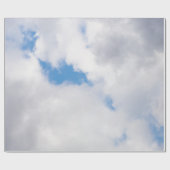 Cloudy sky cadeaupapier (Vlak)
