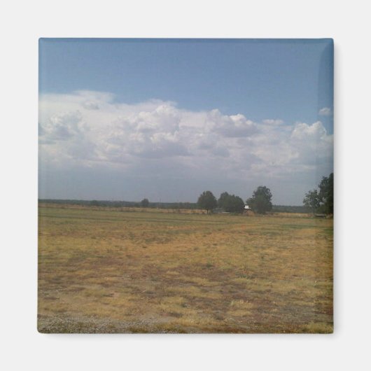 Cloudy Sky Magnet Magneet (Voorkant)