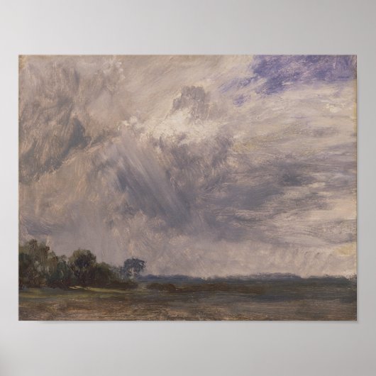 Cloudy Sky-onderzoek van John Constable Poster (Voorkant)