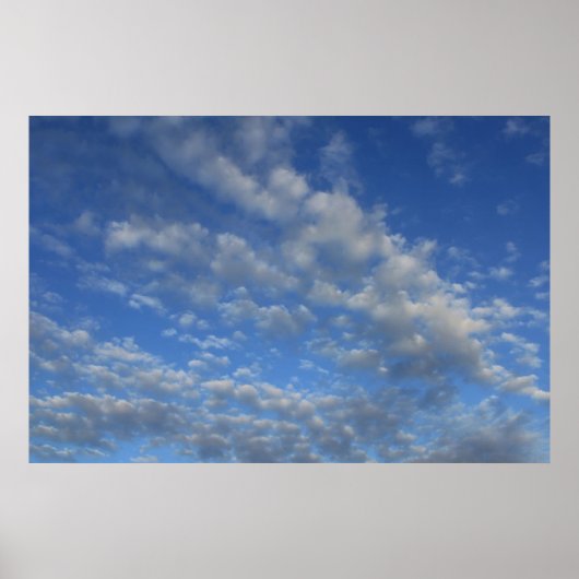 Cloudy sky poster (Voorkant)