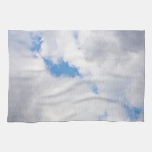 Cloudy sky theedoek (Horizontaal)