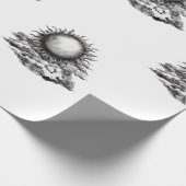 Cloudy Sun Cadeaupapier (Hoek)