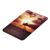 Cloudy Sunset Over Zee Horizon Magneet (Linkerzijde)