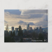 Cloudy Vancouver, BC Briefkaart (Voorkant)
