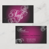 Clouez la lueur élégante de Flourish de carte de (Devant / Derrière)