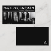 Clouez le carte de visite de (Devant / Derrière)