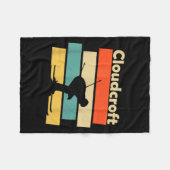 Clouroft New Mexico Retro Ski  Fleece Deken (Voorkant (Horizontaal))