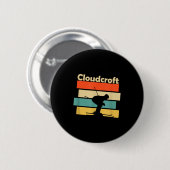 Clouroft New Mexico Retro Ski  Ronde Button 5,7 Cm (Voorkant /achterkant)